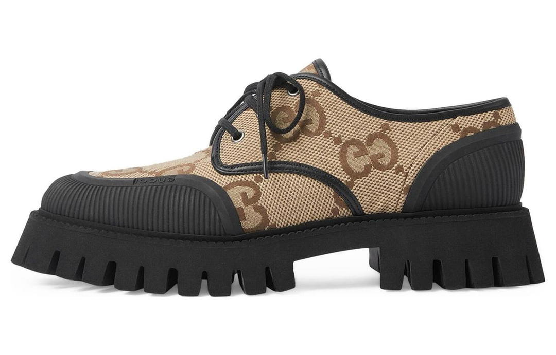 Gucci Gucci GG Supreme Canvas Shoes Beige