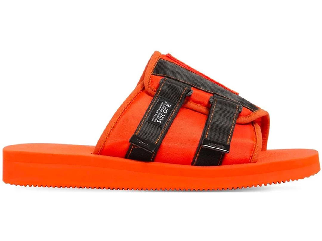 Suicoke Suicoke Patch Slider Sandal Palm Angels Orange Black