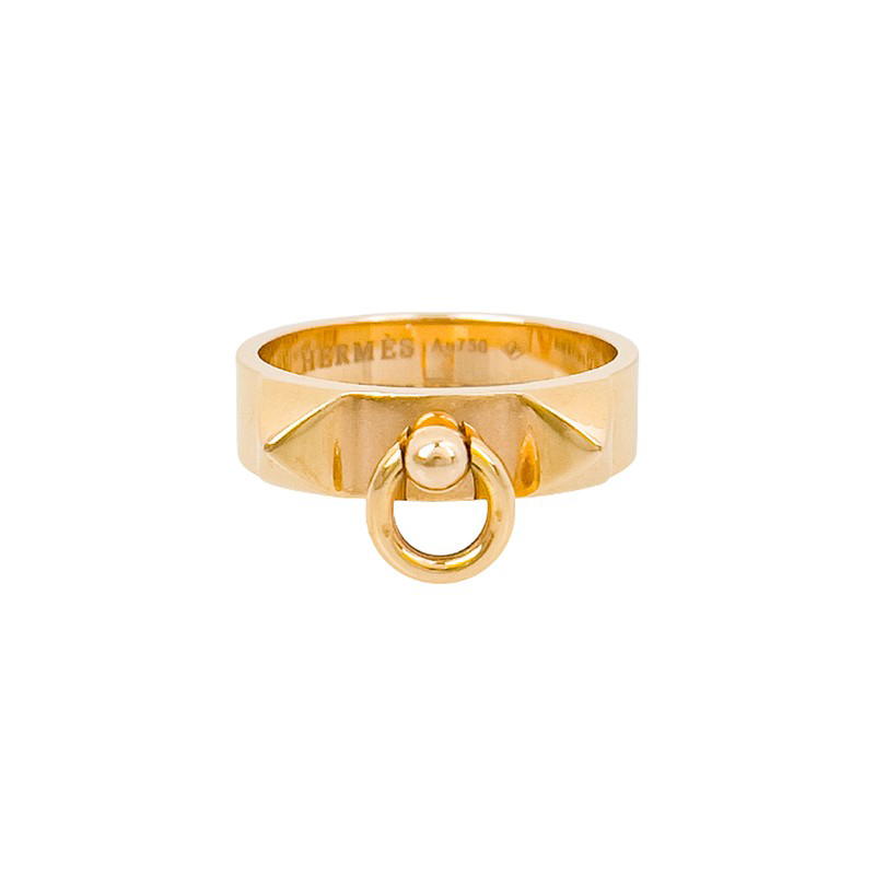 Buy Hermes CDC Ring Small Model 52 18K Rose Gold at Sasom – Authentic and Ready to Ship