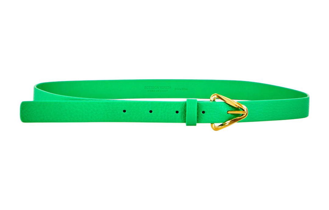 Bottega Veneta Bottega Veneta Leather Belts Unisex Green