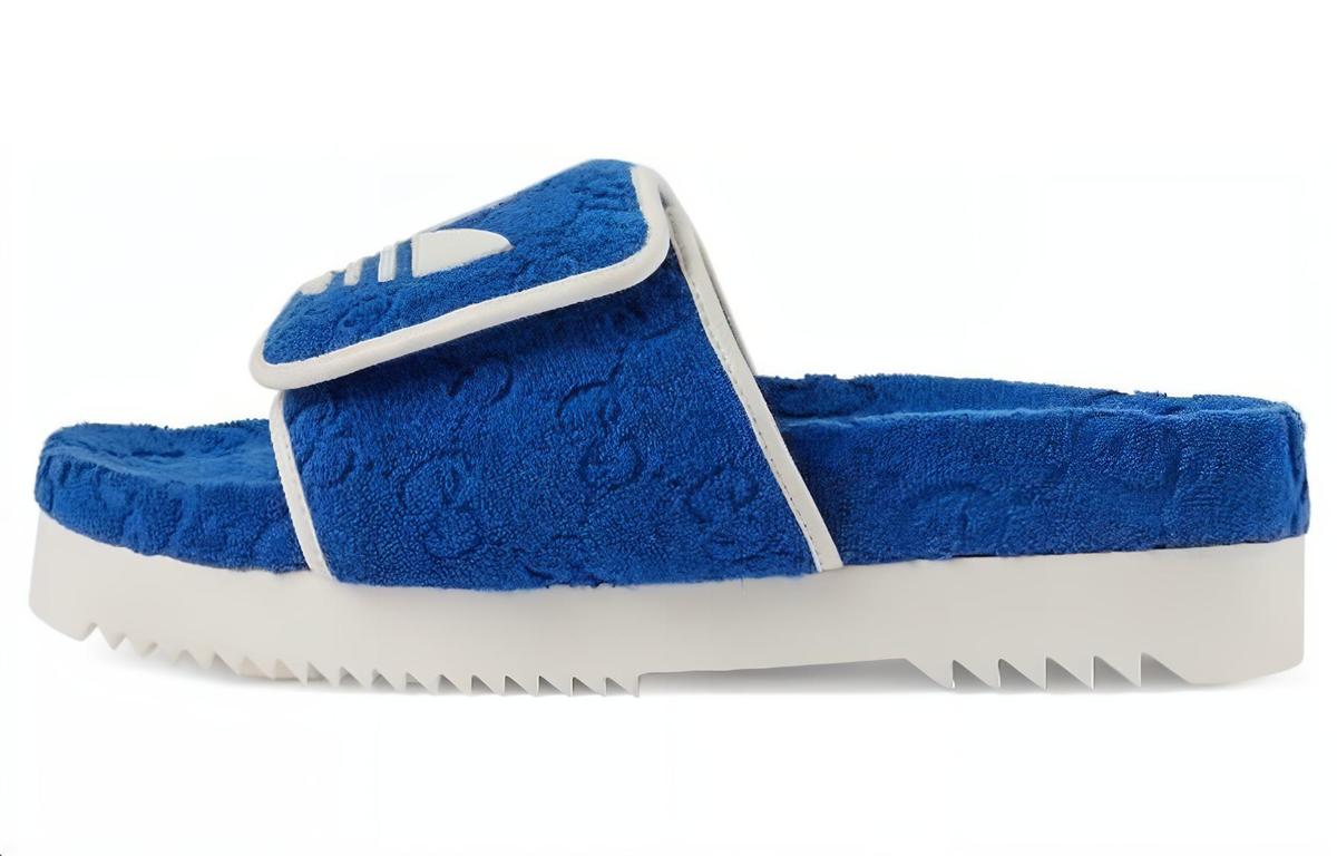 Gucci Gucci adidas X Gucci Gg Platform Sandal 'Blue Cotton Sponge'