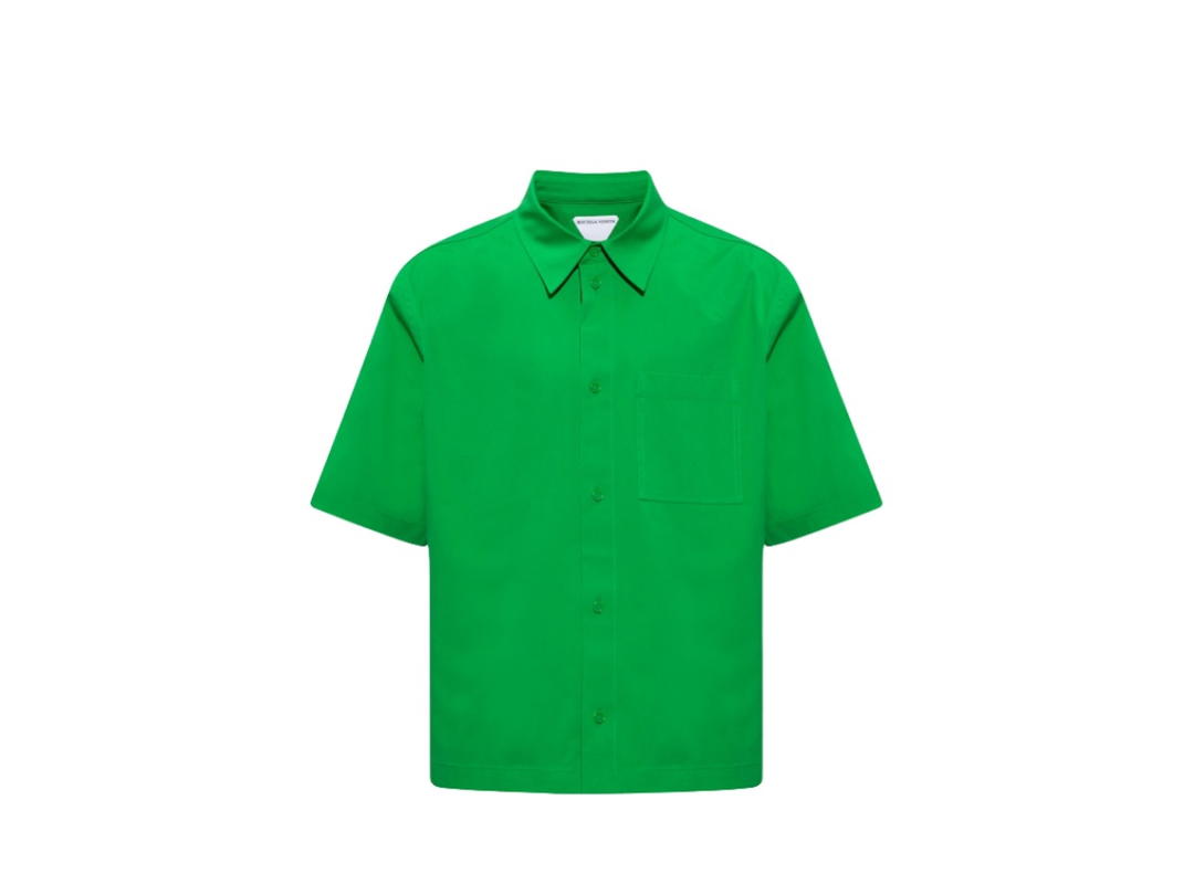 Bottega Veneta Bottega Veneta Short-Sleeved Shirt Green