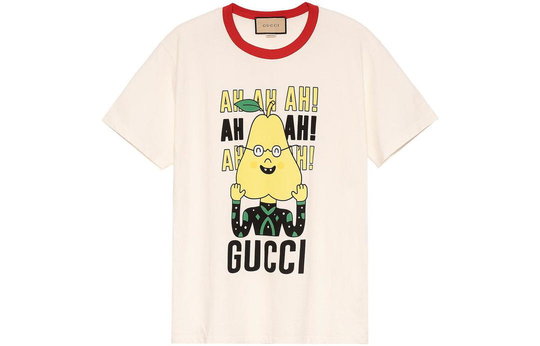 Gucci Gucci T Shirts Unisex Beige