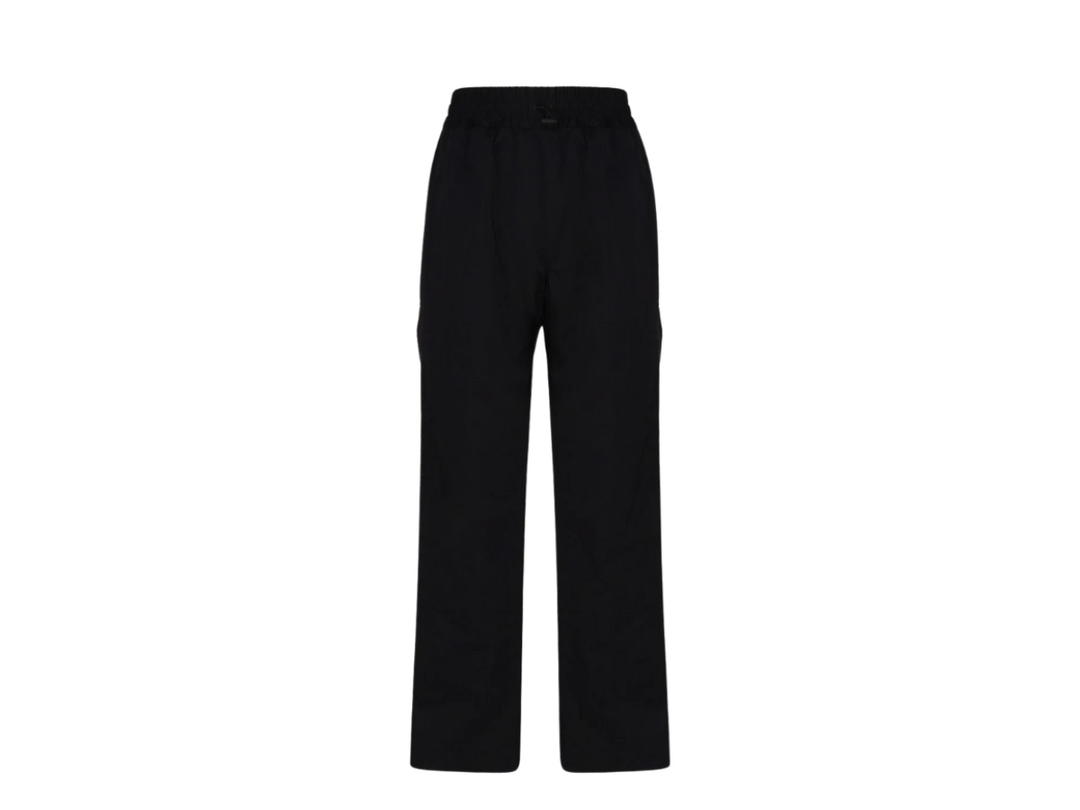 Bottega Veneta Bottega Veneta Contrasting Zipper Tech Nylon Pants Black