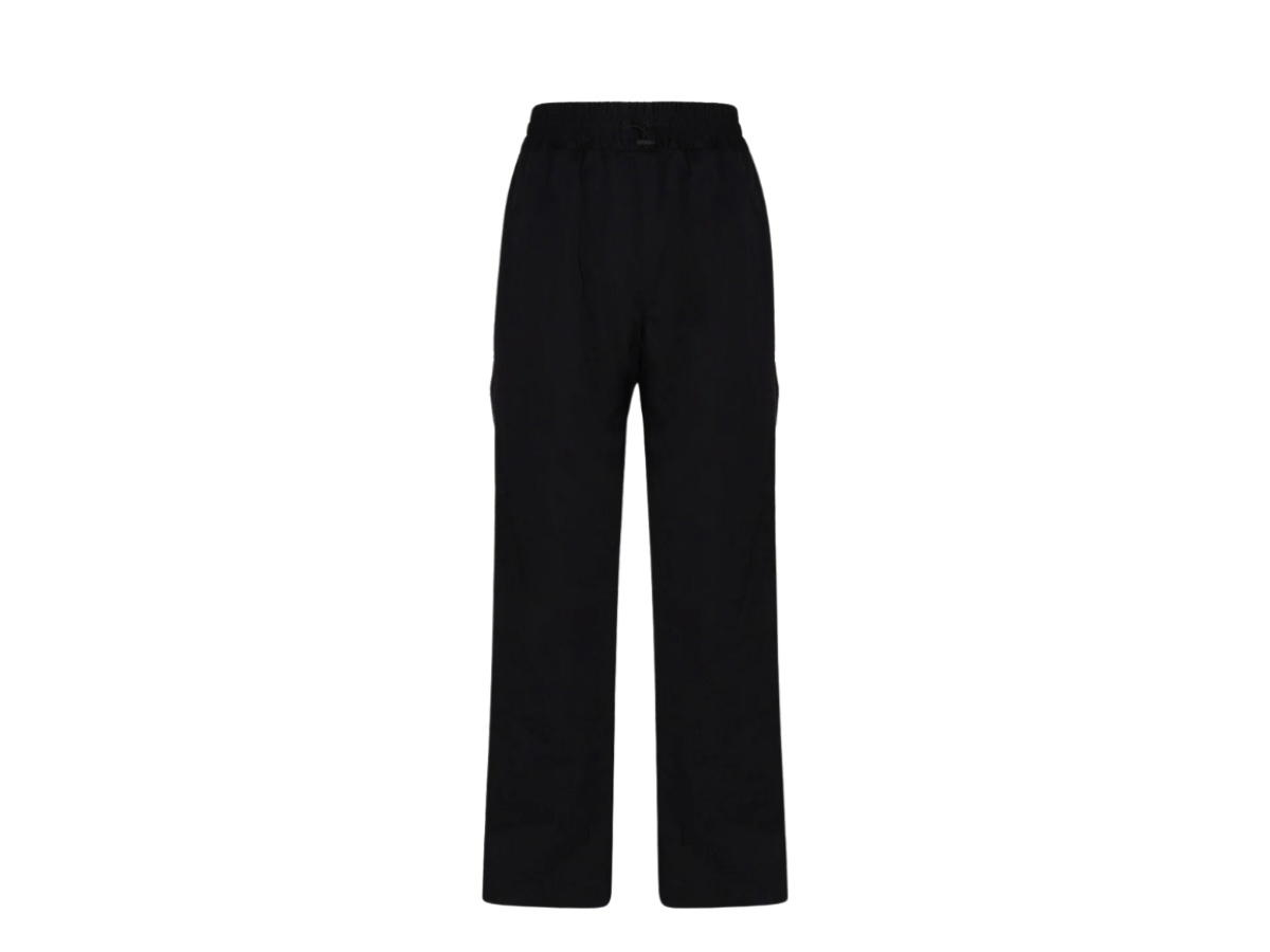 Bottega Veneta Bottega Veneta Contrasting Zipper Tech Nylon Pants Black