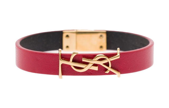 Saint Laurent Saint Laurent Logo Plaque - red - view 1