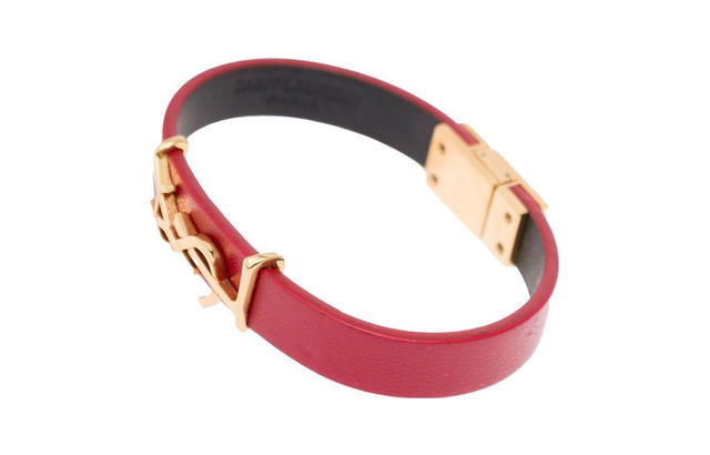 Saint Laurent Saint Laurent Logo Plaque - red - view 2