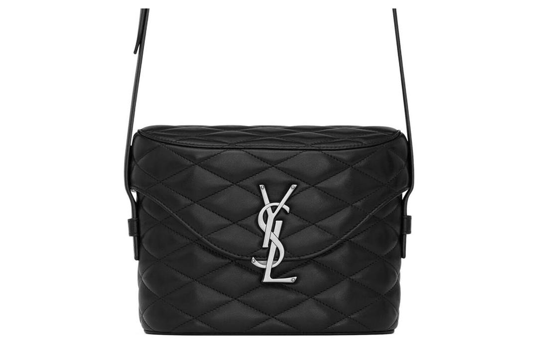 Saint Laurent Saint Laurent June Lambskin Crossbody Bag Shoulder Bag Men's Black
