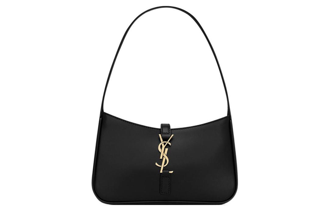 Saint Laurent SAINT LAURENT Le 5 A 7 Mini Hobo Bag In Smooth Leather Noir