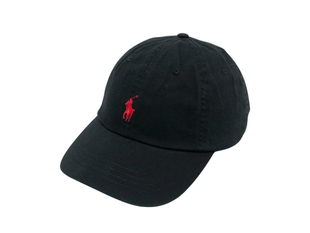 Polo Ralph Lauren Polo Ralph Lauren The Iconic Cotton Chino Ball Cap Black
