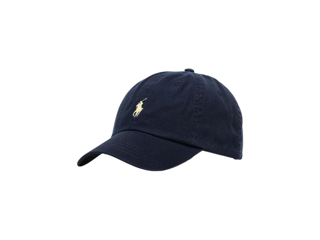 Polo Ralph Lauren Polo Ralph Lauren The Iconic Cotton Chino Ball Navy Logo Cream
