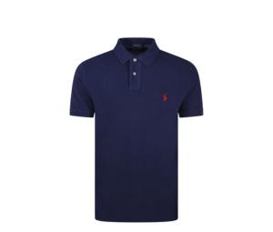 Buy Polo Ralph Lauren Pony Logo Custom Slim Fit Polo Shirt Navy at Sasom – Authentic and Ready to Ship