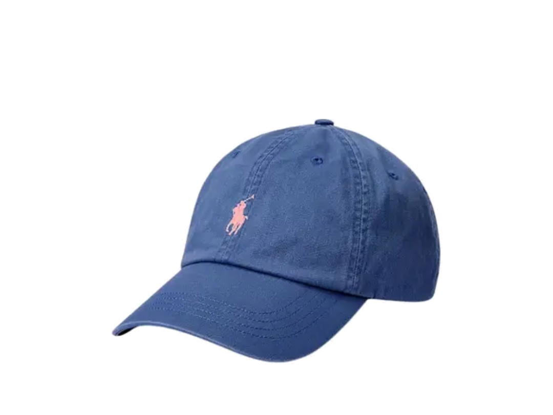Polo Ralph Lauren Polo Ralph Lauren The Iconic Cotton Chino Ball Cap Navy Clay Blue