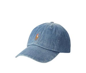 Buy Polo Ralph Lauren Indigo Denim Ball Cap at Sasom – Authentic and Ready to Ship