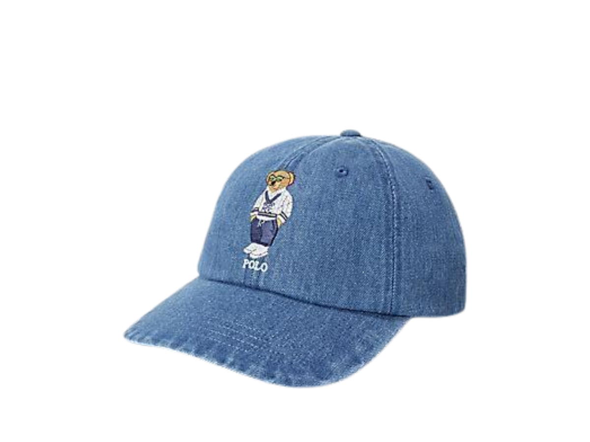 Buy Polo Ralph Lauren Polo Bear Denim Ball Cap at Sasom – Authentic and Ready to Ship