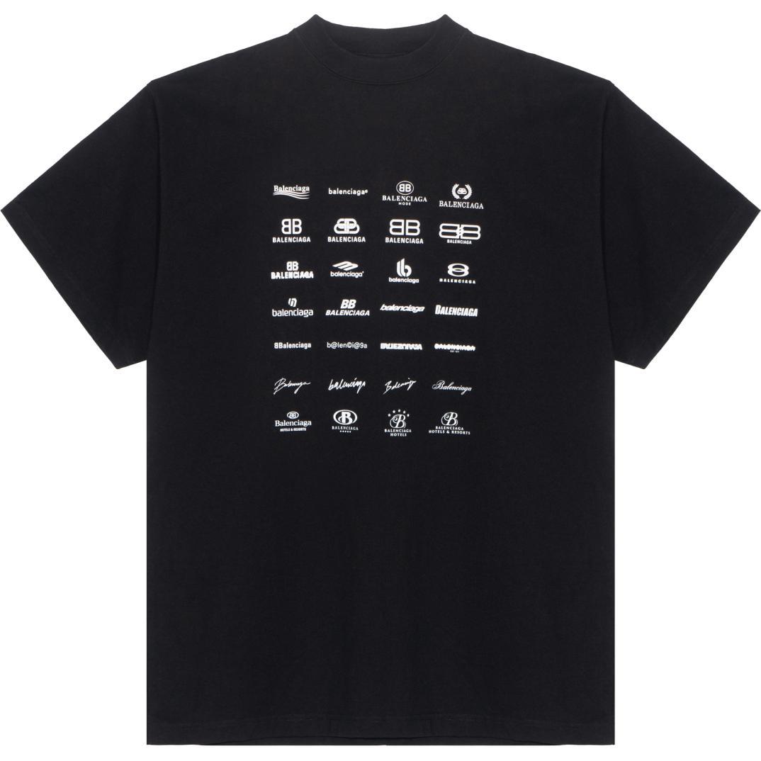 Balenciaga Balenciaga T Shirt Loose Fit Style Unisex Black