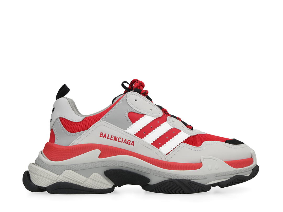 Balenciaga Balenciaga Balenciaga X Adidas Triple S Lowtop Sneakersred Polyurethane 70 Polyester 30 Rubbe SS23