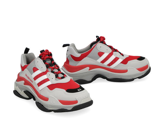 Balenciaga Balenciaga Balenciaga X Adidas Triple S Lowtop Sneakersred Polyurethane 70 Polyester 30 Rubbe SS23 - view 3