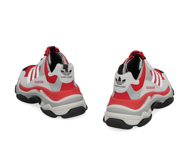 Balenciaga Balenciaga Balenciaga X Adidas Triple S Lowtop Sneakersred Polyurethane 70 Polyester 30 Rubbe SS23 - view 4