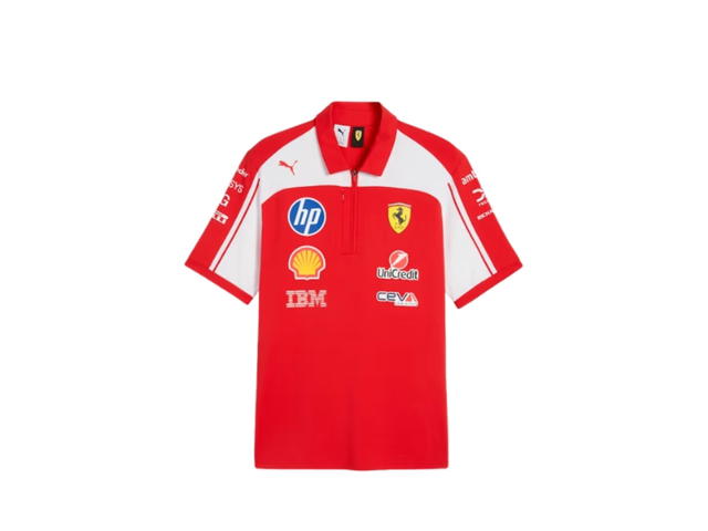 Puma Puma Scuderia Ferrari HP Replica Authentic Polo Unisex Red - view 1