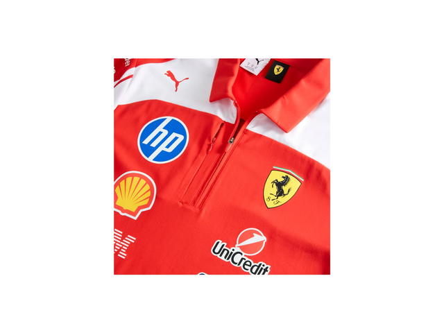 Puma Puma Scuderia Ferrari HP Replica Authentic Polo Unisex Red - view 3