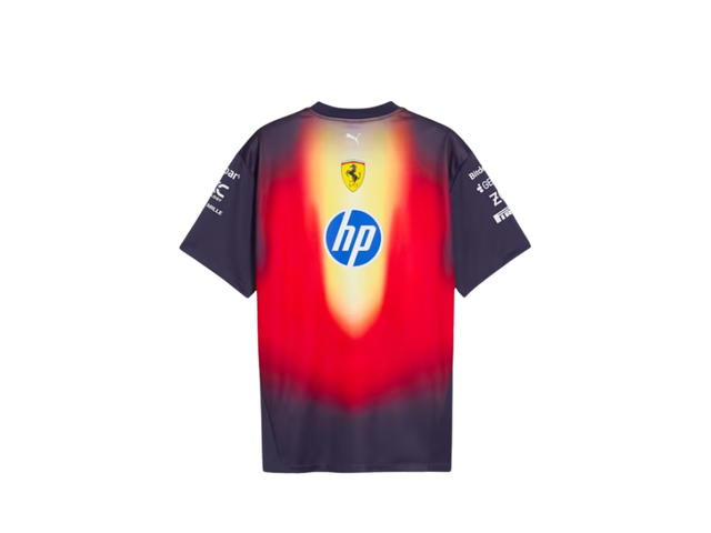Puma Puma Scuderia Ferrari HP Replica China Special Tee Unisex Deep Plum - view 2