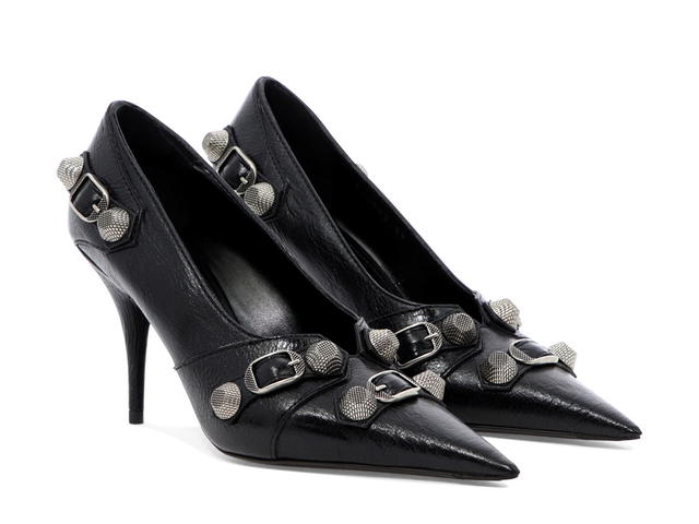 Balenciaga Balenciaga Cagole Pumpsblack Pelle Di Agnello (W) SS23 - view 2