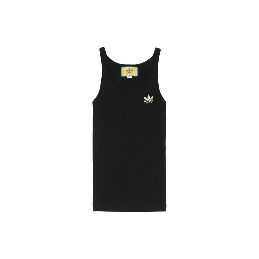 Gucci Gucci X adidas Cotton Tank Top Black