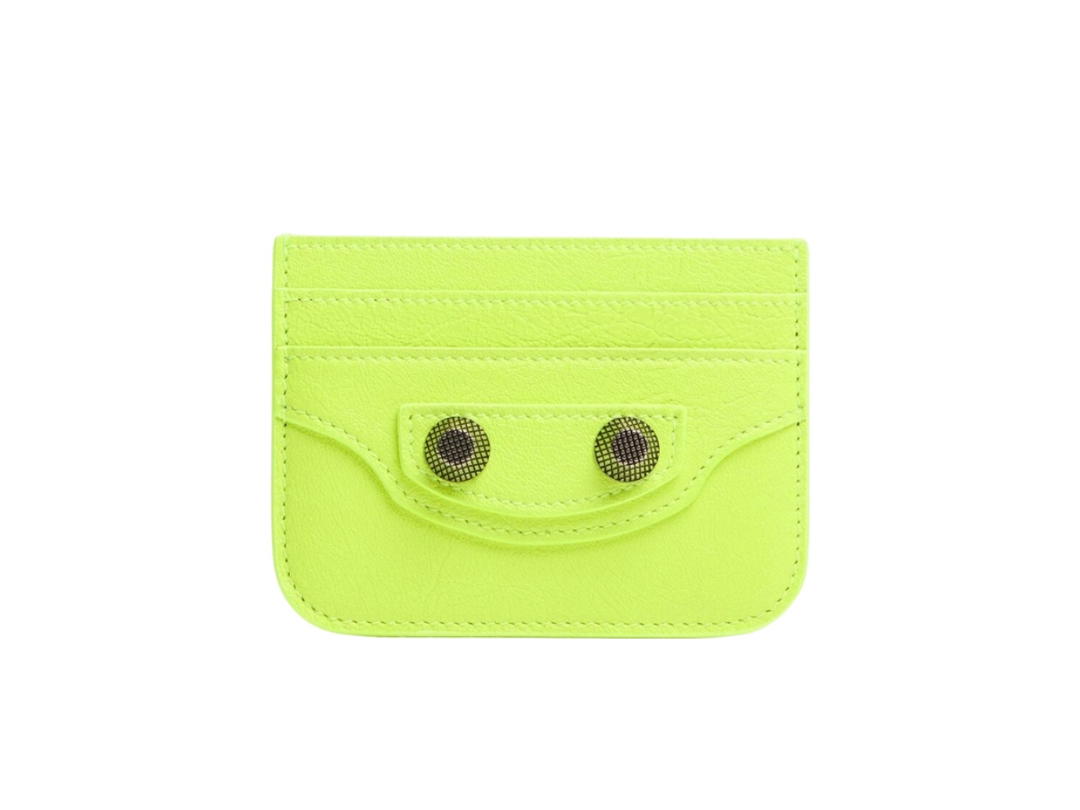 Balenciaga Balenciaga Le Cagole Card Holder Neon Green