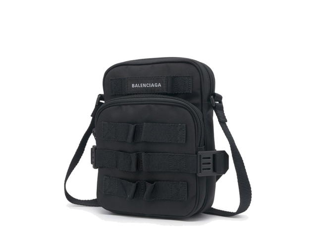 Balenciaga Balenciaga Ami Messenger Crossbody Bag Black - view 2