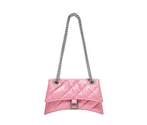 Buy Balenciaga Crush Chain Bag Small Quilted Pink at Sasom – Authentic and Ready to Ship