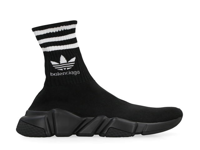 Balenciaga Balenciaga Balenciaga X Adidas Speed Trainers Knitted Socksneakersblack Polyester 85 Elastane 1 SS23 - view 2