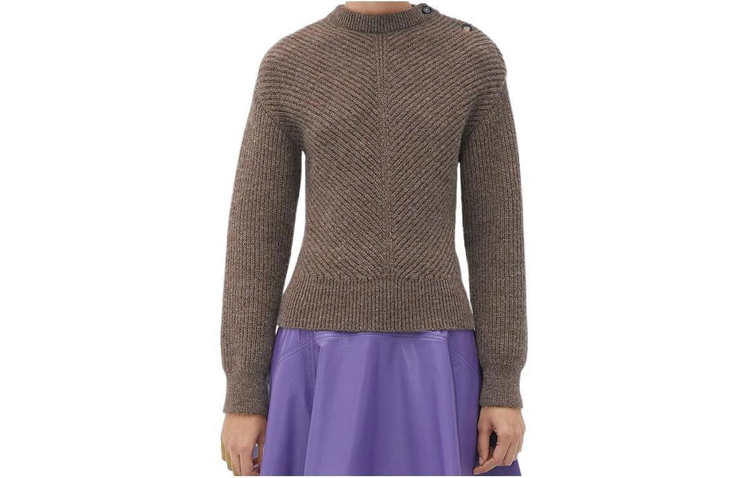 Bottega Veneta Bottega Veneta Chevron Motif Knit Jumper