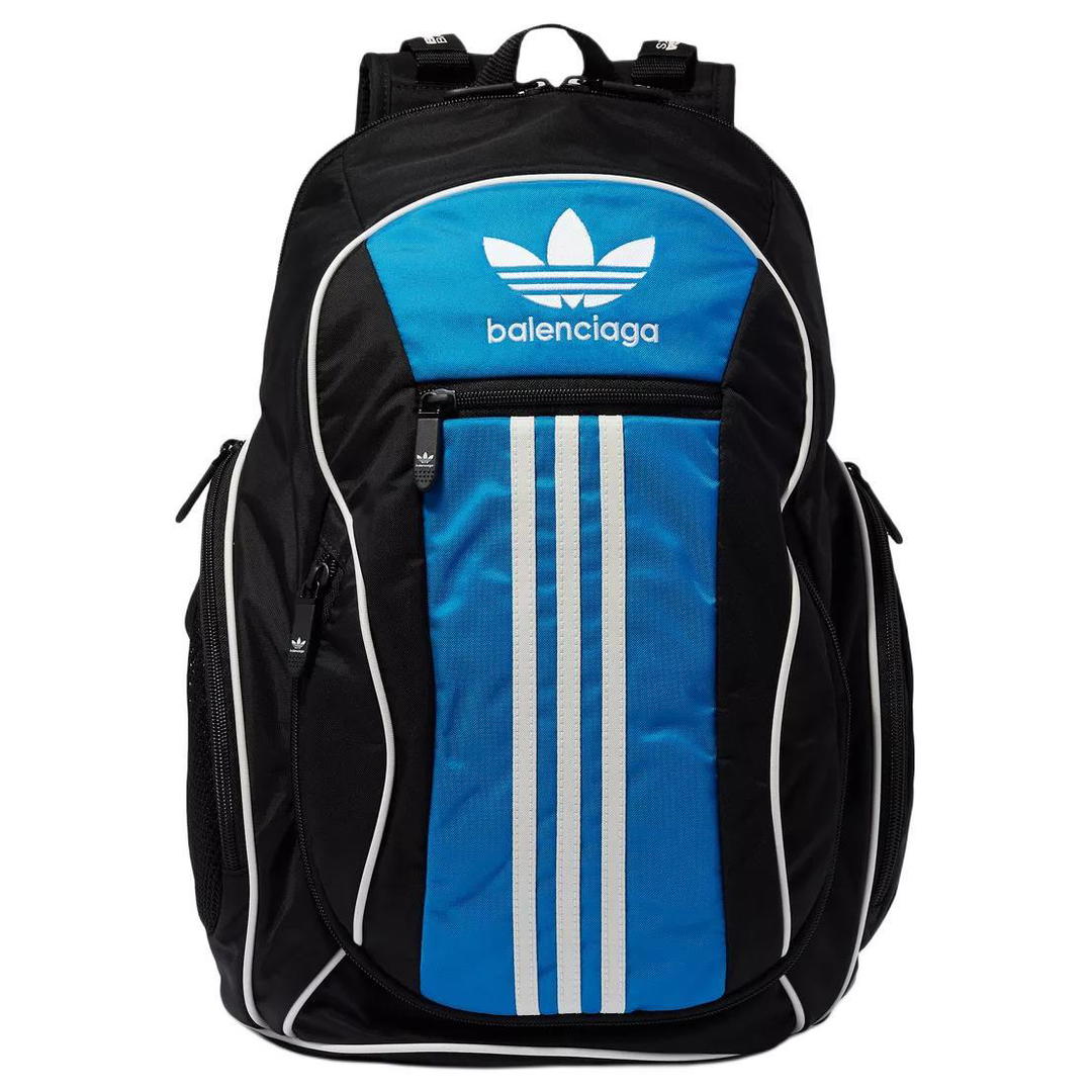 Balenciaga Balenciaga Adidas Collaboration Nylon Backpack Men's Black & Blue