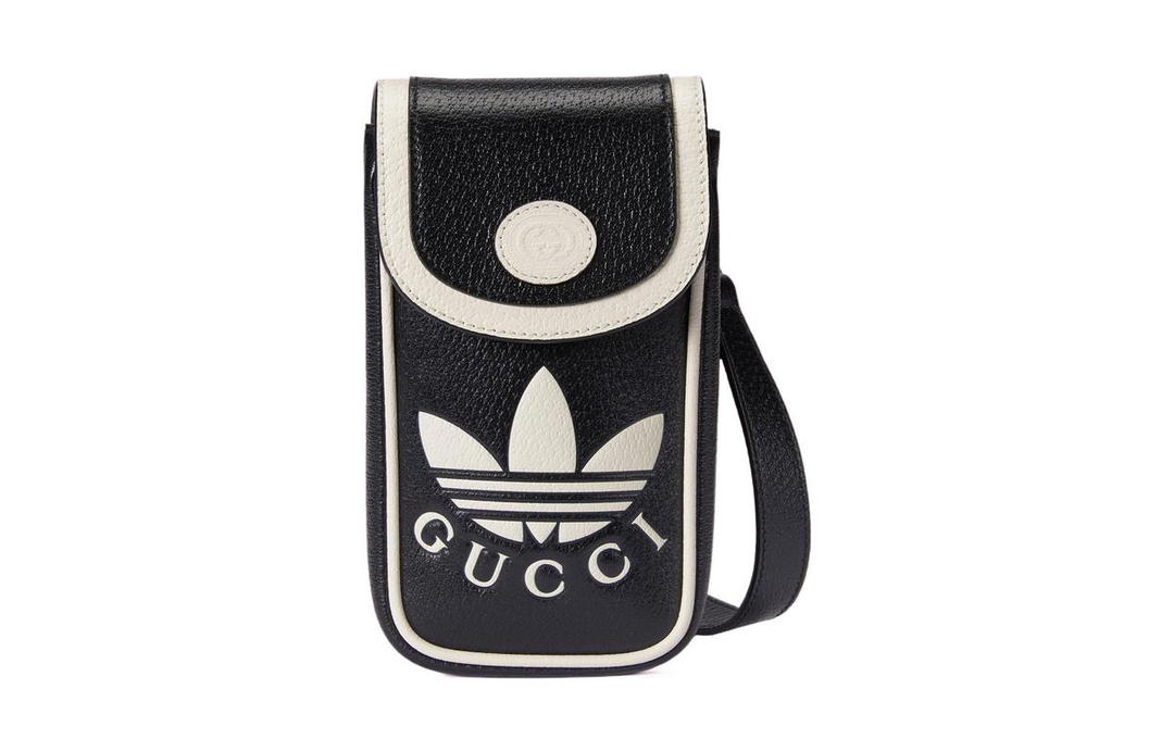 Gucci Gucci X adidas Cellphone Pouch Black Phone Bag