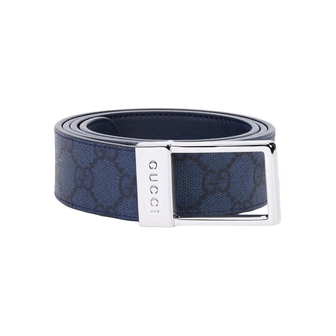 Gucci Gucci GG Supreme-canvas Leather Belt