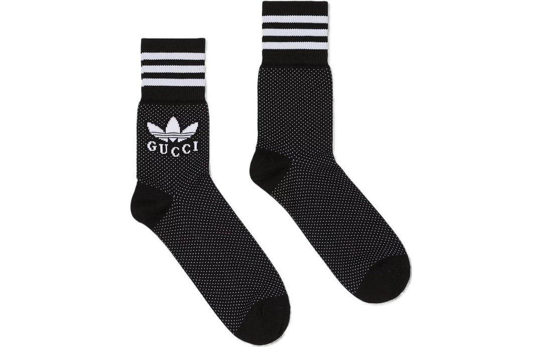 Gucci Gucci x adidas SS23 Knee High Socks Men's 1 Pack Black