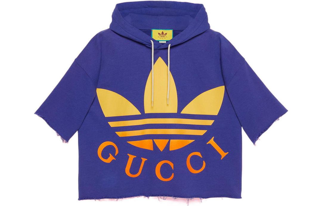 Gucci adidas X Gucci Sweatshirts Men Dark Blue
