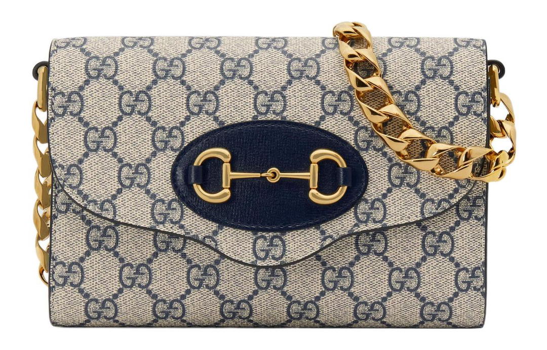 Gucci Gucci Horsebit 1955 Canvas With Leather Finish Crossbody Bag, Shoulder Bag Women's