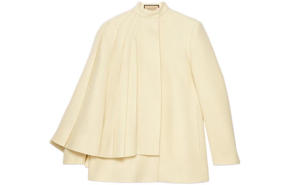 Gucci Gucci Textured Pleated Fitted Jacket