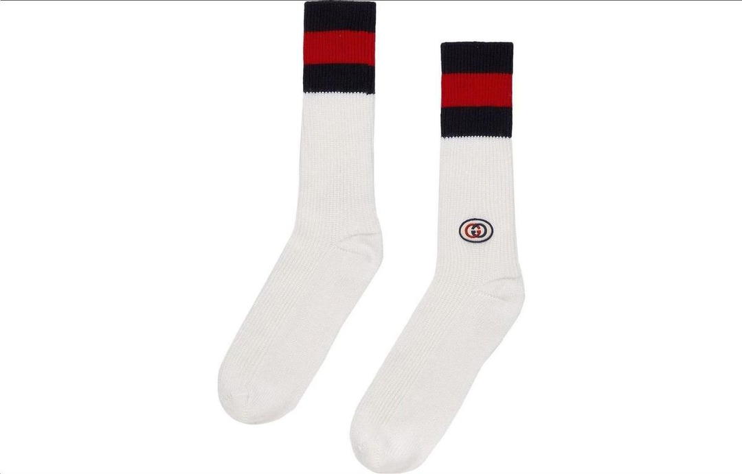 Gucci Gucci SS23 Knee High Socks Men's 1 Pack White