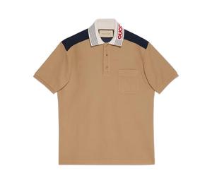 Buy Gucci Knitted Contrast trim Polo Shirt at Sasom – Authentic and Ready to Ship