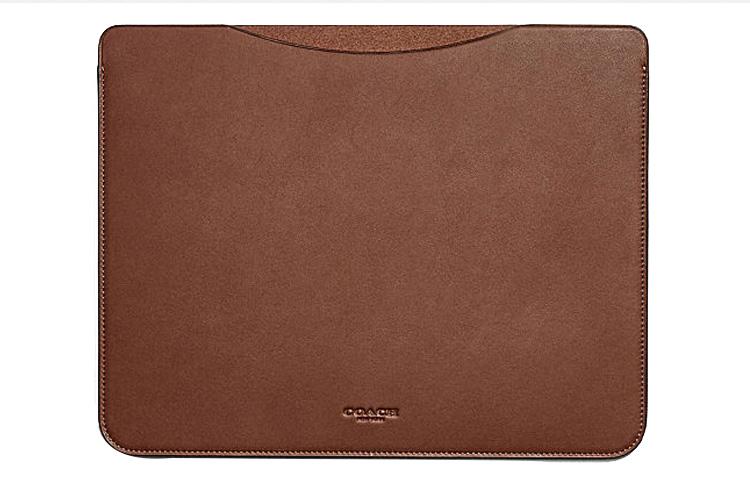 Coach Coach Tablet Premium Calfskin Tablet Case With Briefcase Men's Brown