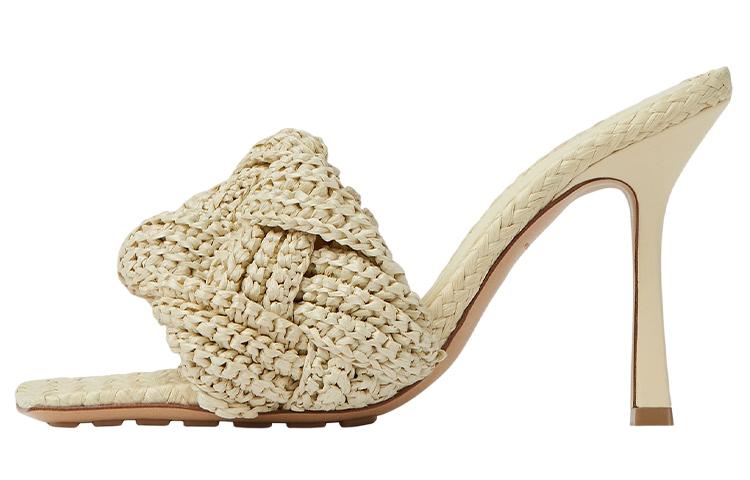 Bottega Veneta Bottega Veneta Lido Slide Slippers 9cm Women's Ecru