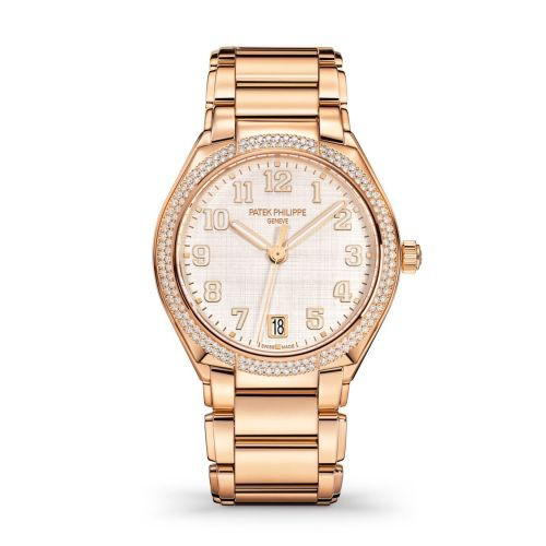 Patek Philippe Patek Philippe Twenty-4 Automatic Rose Gold / Diamond / Shantung Silk