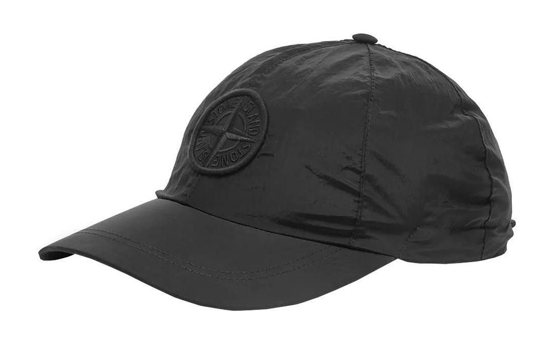 Stone Island STONE ISLAND Nylon Baseball Caps Unisex Black