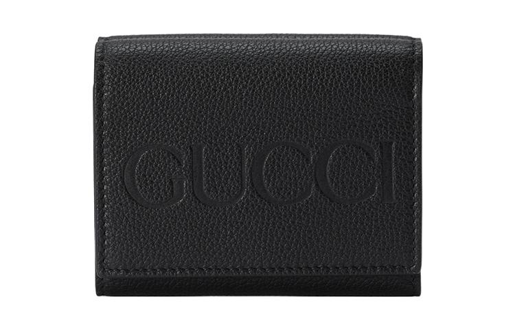 Gucci Gucci Leather Wallet Men's Black