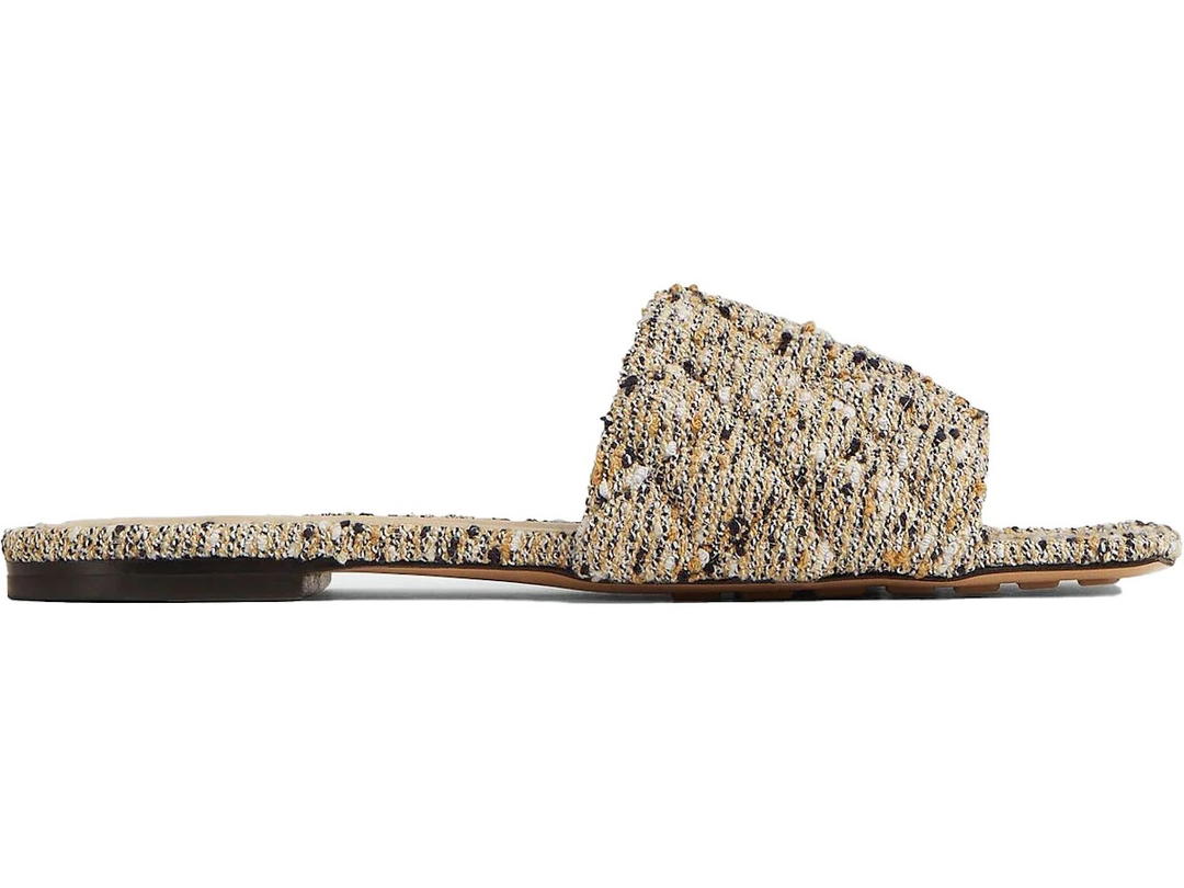 Bottega Veneta Bottega Veneta Padded Flat Sandal Camel Fabric (Women's)
