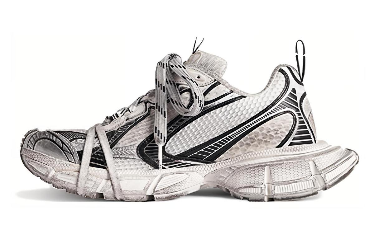 Balenciaga Balenciaga 3XL Sneakers 'White And Black Mesh And Polyurethane' Women's