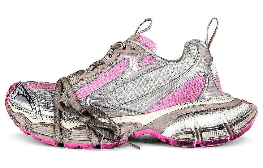 Balenciaga Balenciaga 3XL Sneakers 'White Grey And Pink Mesh And Polyurethane' Women's